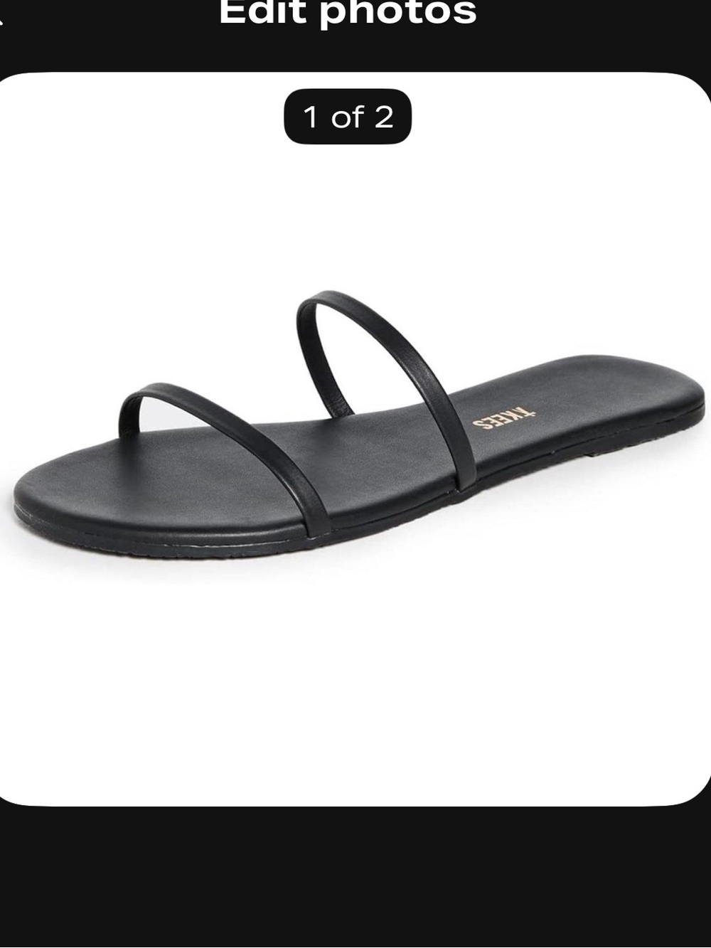 Tkees gemma double strap sandal nwot